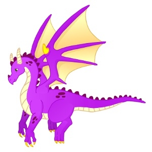 Purple Horned Dragon